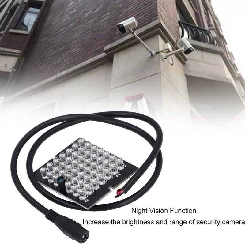 Dpofirs 48 Pieces IR LED Light Board, 940NM LED IR Infrared Board Module Light for CCTV Security Camera, 12V IR Lamp Board - Image 3